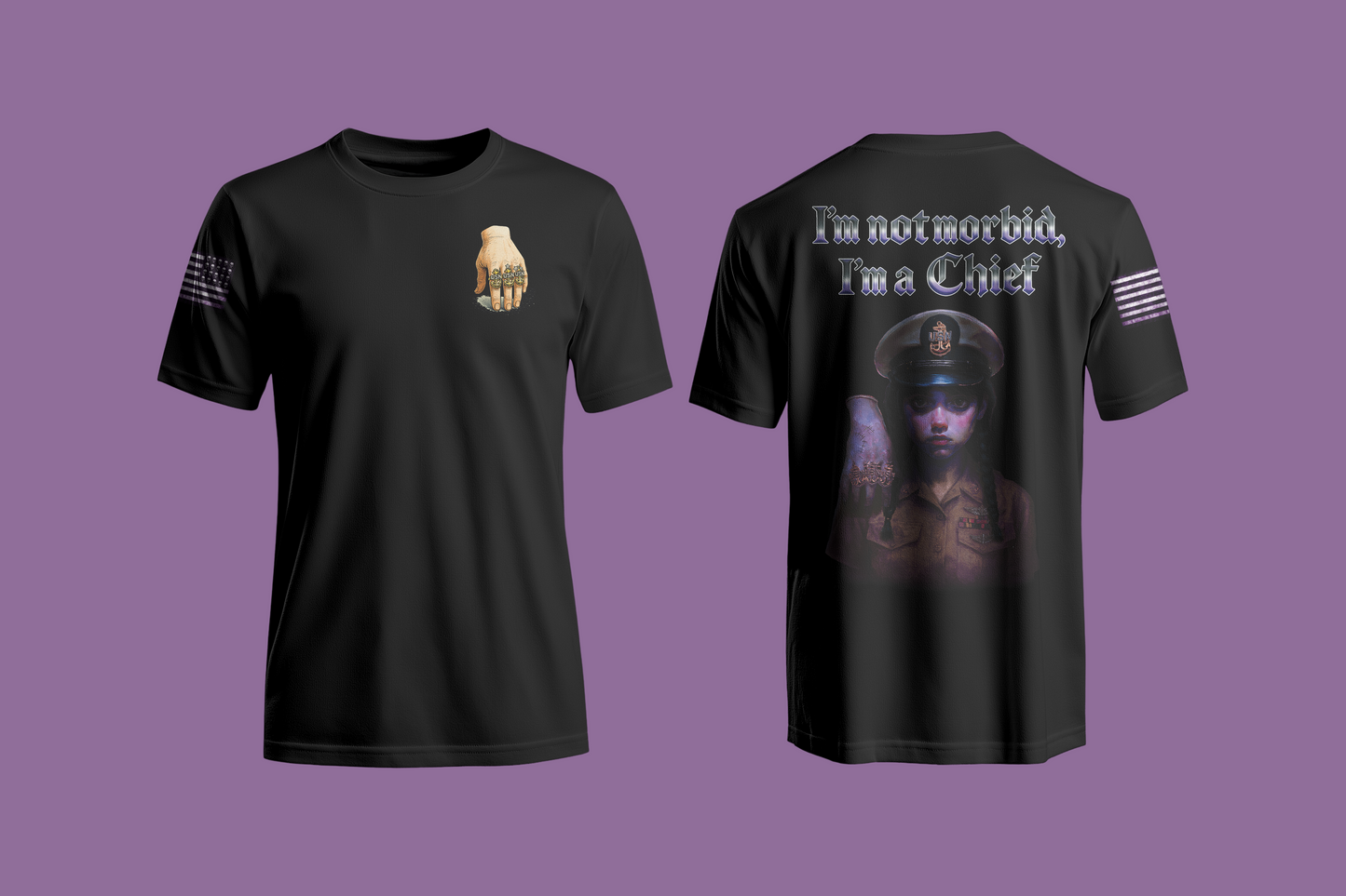 ⚓ “I’m Not Morbid, I’m a Chief” Tee