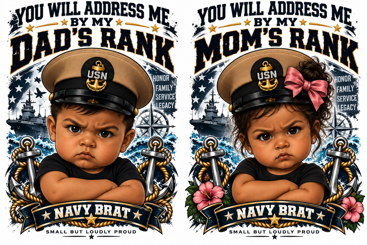 Deck XI Little Anchors Navy baby bodysuit collection