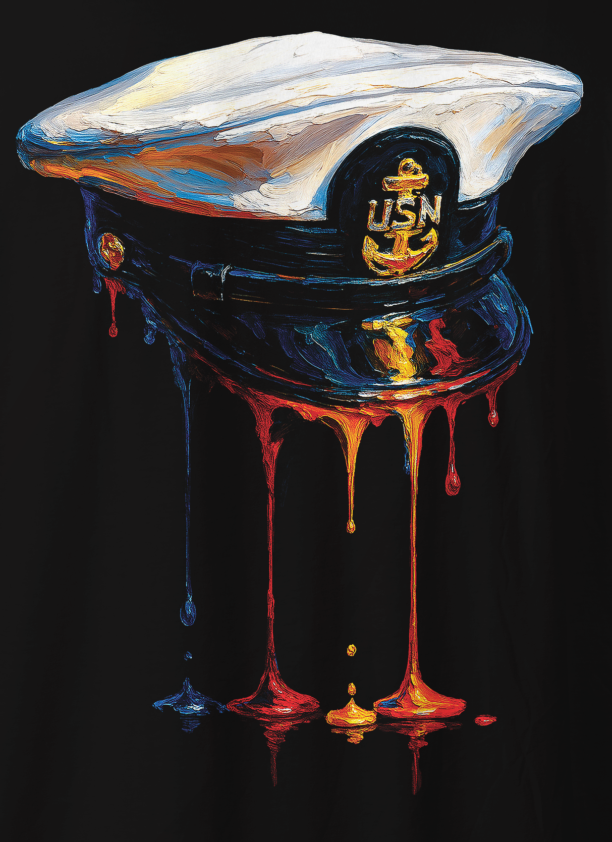 🜲 CPO Drip Tee (Front &amp; Back Design)