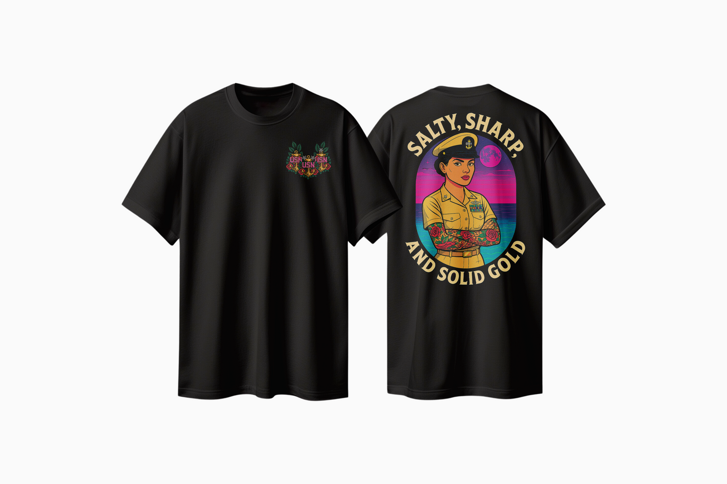 ⚓ “Salty, Sharp, and Solid Gold” Tee