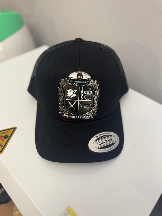 Anchored and Charged Hat