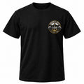 Ask the Chief Then Keep Up black T-shirt with Chief's Gym left-chest logo