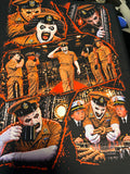 Chief Art Faces of Fear 2026 large back graphic on black T-shirt