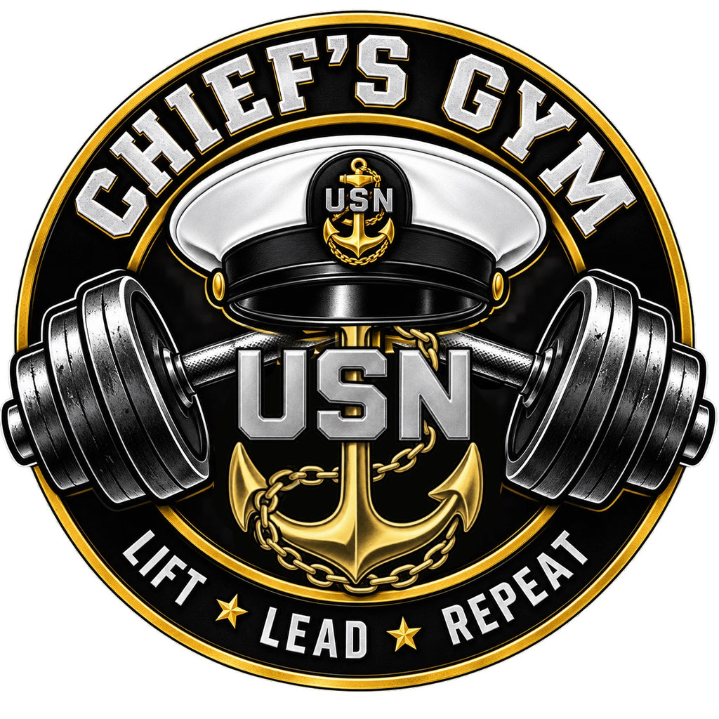 Chief's Gym Lift Lead Repeat chest artwork
