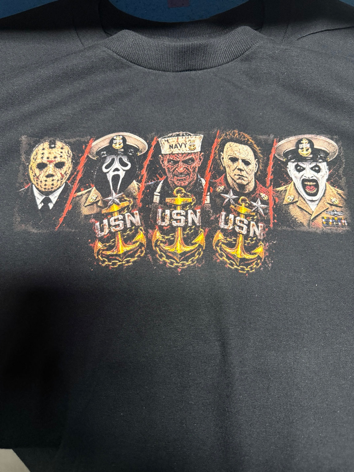 CSC Krueger Faces of Fear 2026 front chest design