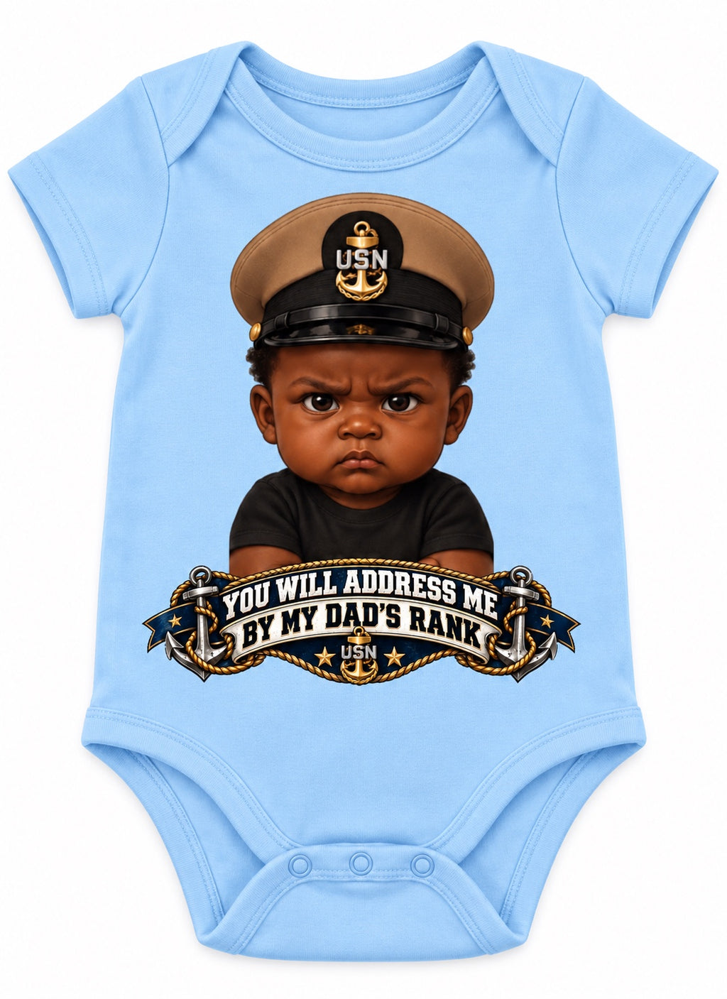 Lil Chief Onesie - light blue mockup