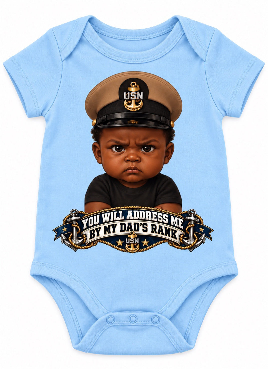 Lil Chief Onesie - light blue mockup