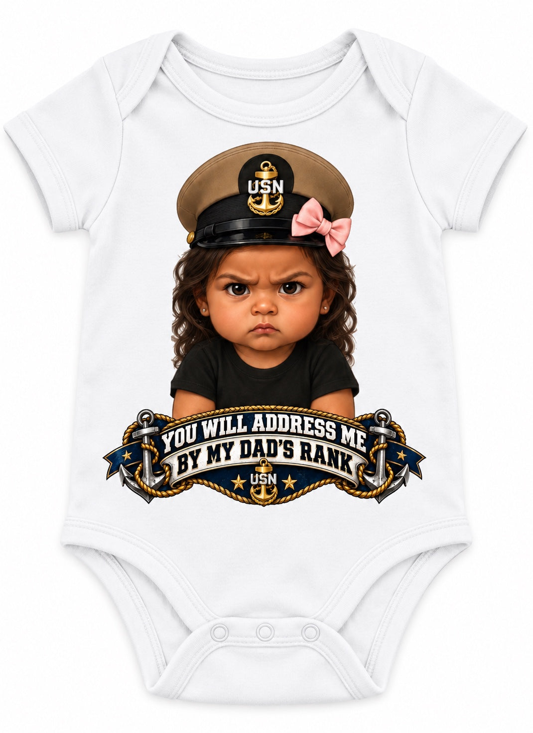 Lil Chief Onesie - white mockup